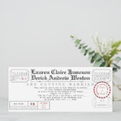 Invitation à longueur de thé du Telegram moderne (Debout devant)