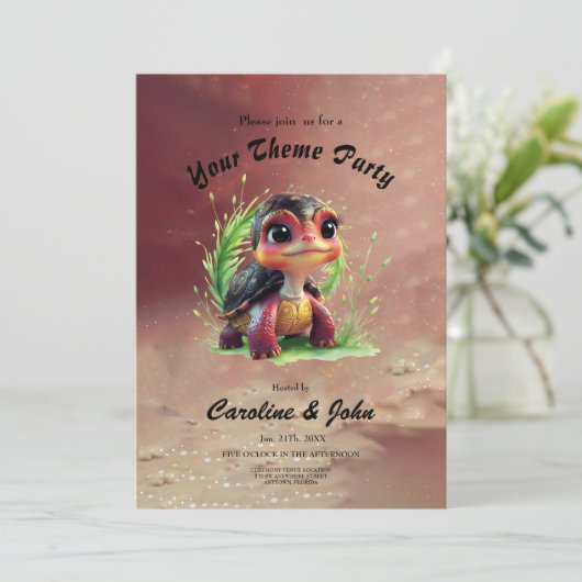 Invitation A look full of charm and adventure, (Debout devant)