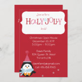 Invitation à l'Open House de Noël (Devant / Derrière)