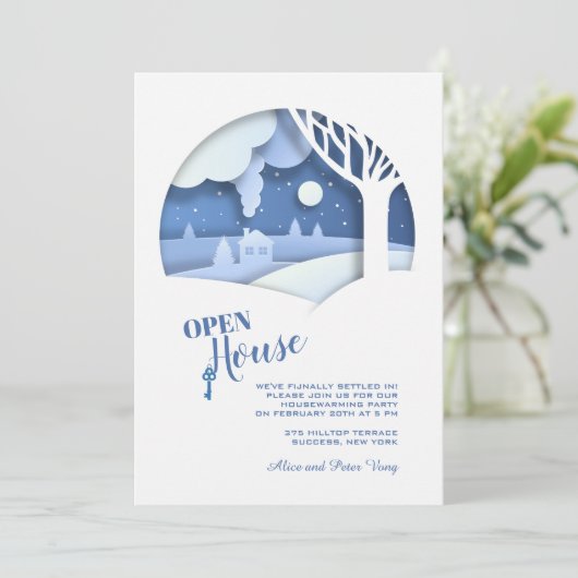 Invitation à l'Open House d'hiver (Debout devant)