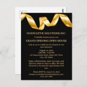 Invitation à l'Open House New Business (Devant / Derrière)