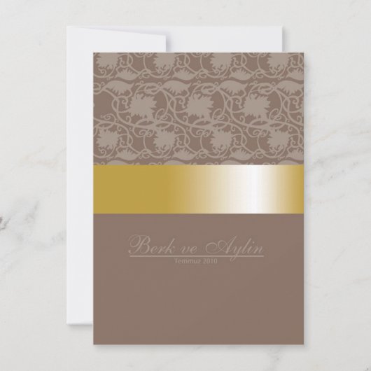 invitation à l'or (Devant)