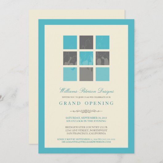 Invitation à l'ouverture des grands blocs modernes (Devant / Derrière)