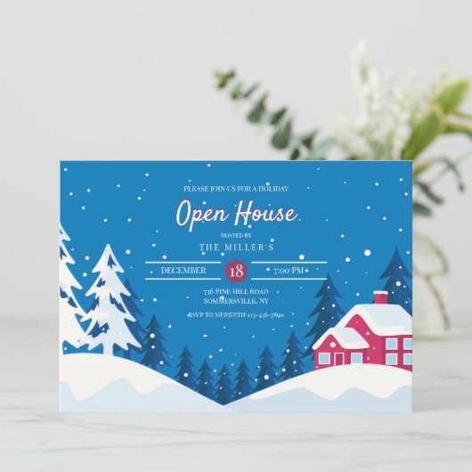 Invitation à l'ouverture d'hiver (Debout devant)