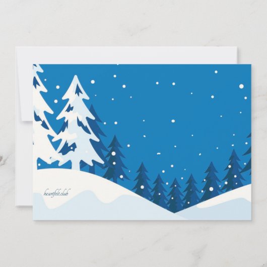 Invitation à l'ouverture d'hiver (Dos)