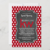 Invitation à l'ouverture d'un grand événement à l' (Devant)