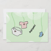 Invitation à l'qiqa islamique - célébration du béb (Devant)