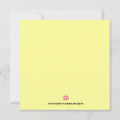 Invitation à Luau (Dos)