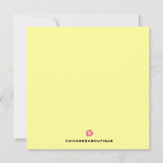 Invitation à Luau (Dos)