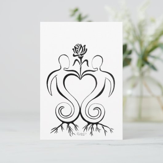 Invitation à l'union des âmes sœurs (Debout devant)