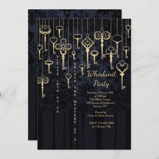 Invitation à l'unité de base de clés de blocage (Devant / Derrière)