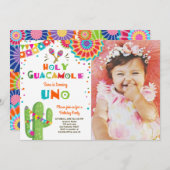 Invitation à l'Uno Fiesta Premier anniversaire Cac (Devant / Derrière)