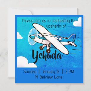Invitation à l'upsherin en avion