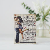 Invitation À ma femme Cadeau | Cadeaux de citation d'amour | (Debout devant)