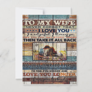 Invitation À ma femme, Lettre-cadeau d'anniversaire pour mama