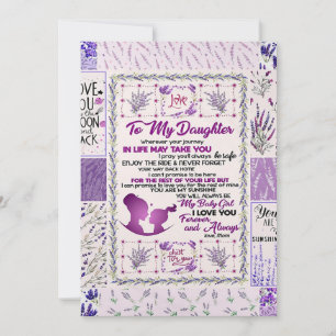 Invitation À ma fille, ma petite fille je t'aime pour toujour