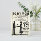 Invitation À ma mère, Lettre spéciale à maman, Cadeau spécial (Debout devant)