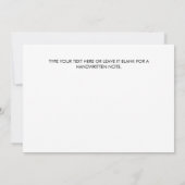 Invitation À ma salle Vaches Mariages minimes simples et mode (Dos)