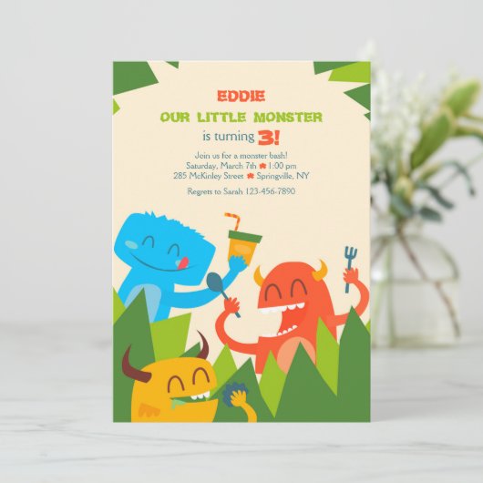 Invitation à manger des monstres (Debout devant)