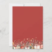 Invitation A Merry Little Baby Shower Christmas Florals (Dos)