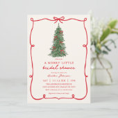 Invitation A Merry Little Christmas Bridal Shower (Debout devant)