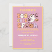 Invitation À Migner À Parler Dusty Rose 1er Anniversaire (Devant)