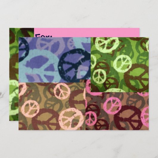 Invitation à mixer les signes de paix (Devant / Derrière)