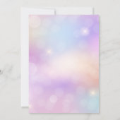 Invitation A mon anniversaire Era rose violet Neon Anniversai (Dos)