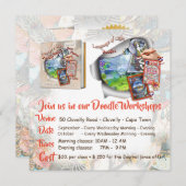 Invitation à mon atelier Doodle (Devant / Derrière)