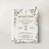 Invitation à Mon Baptême pour Garçon ou Fille
