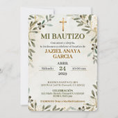 Invitation à Mon Baptême pour Garçon ou Fille (Devant)