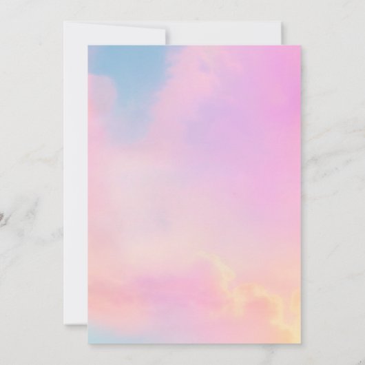 Invitation À mon ère d'anniversaire (Dos)