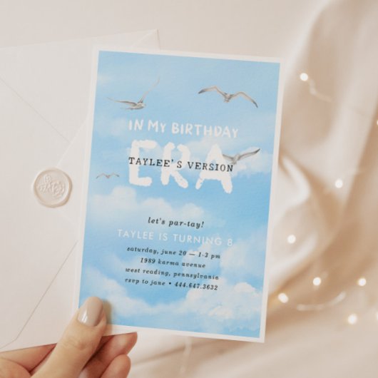 Invitation À mon ère d'anniversaire | Les filles Preppy Music