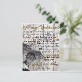 Invitation À mon mari |À ma lettre au mari | Présence mignonn (Debout devant)