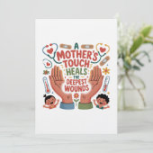 Invitation A Mother's Touch Heals The Deepest Wounds (Debout devant)