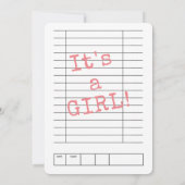 Invitation A New Chapter Baby Shower (Dos)