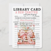 Invitation A New Chapter Baby Shower (Devant)