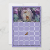 Invitation A New Chapter Begins Bingo game Baby Shower Card (Devant)