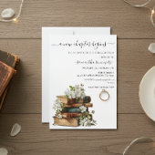 Invitation A new Chapter Begins Book Bridal shower