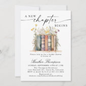Invitation A New Chapter Begins Bridal Shower (Devant)