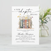 Invitation A New Chapter Begins Bridal Shower (Debout devant)