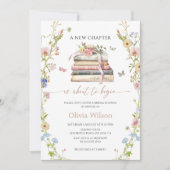 Invitation A New Chapter Is About to Begin Bridal Shower (Devant)