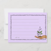 Invitation A New Chapter Storybook Time Capsule Game Card  (Dos)