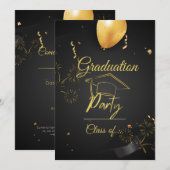 INVITATION A NIGHT TO REMEMBER: SPECTACULAR GRADUATION PARTY (Devant / Derrière)
