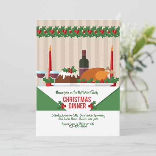 Invitation à Noël (Debout devant)