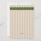 Invitation à Noël (Dos)