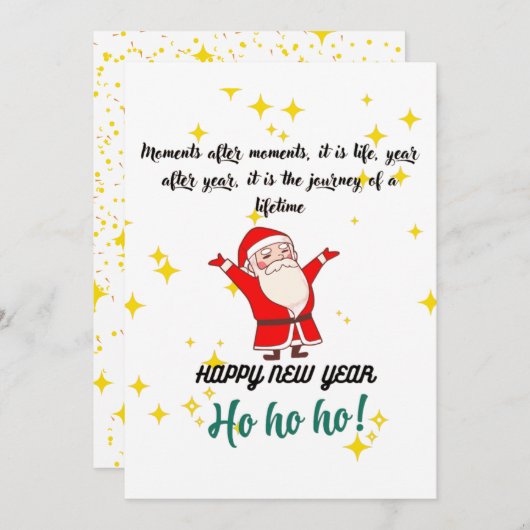 INVITATION À NOËL (Devant / Derrière)