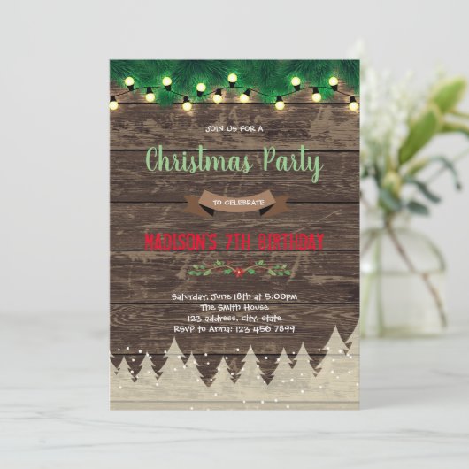 Invitation à Noël (Debout devant)