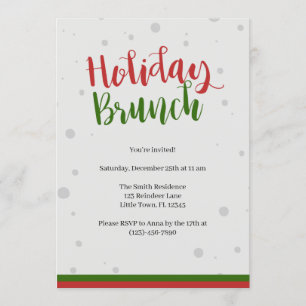 Invitation à Noël Brunch