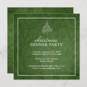 Invitation à Noël classique (Devant / Derrière)